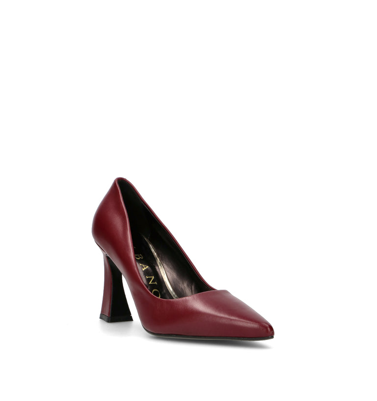 ALBANO Décolleté donna bordeaux in pelle