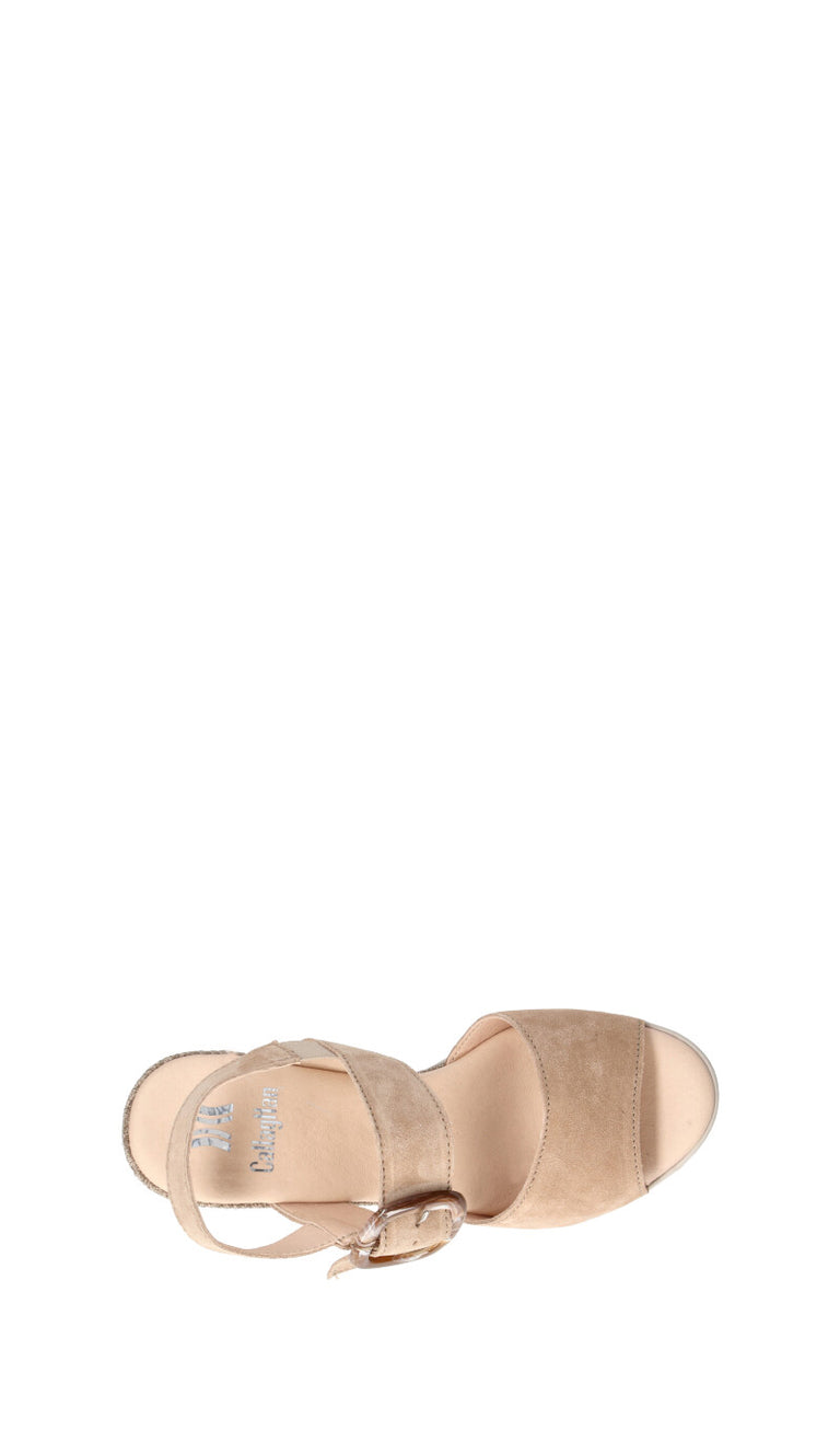 CALLAGHAN Sandalo donna beige in suede