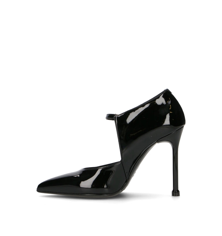 ALBANO Décolleté donna nera in pelle