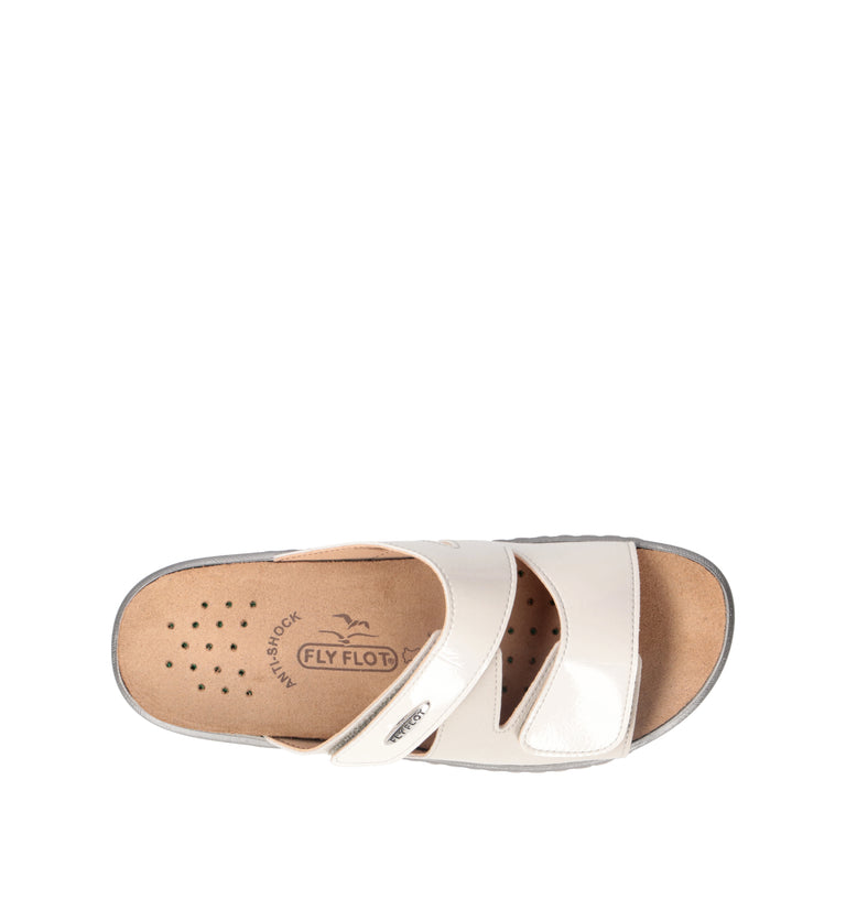 FLY FLOT Ciabatta donna bianca