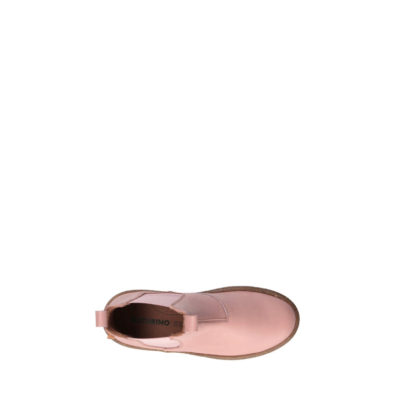 NATURINO Beatles bimba rosa in pelle