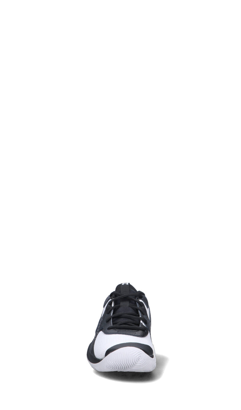 UNDER ARMOUR Scarpa basket uomo nera/rossa in pelle