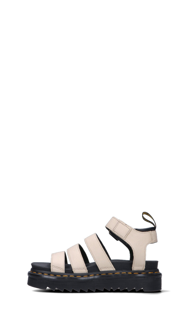 DR. MARTENS Sandalo donna beige in pelle