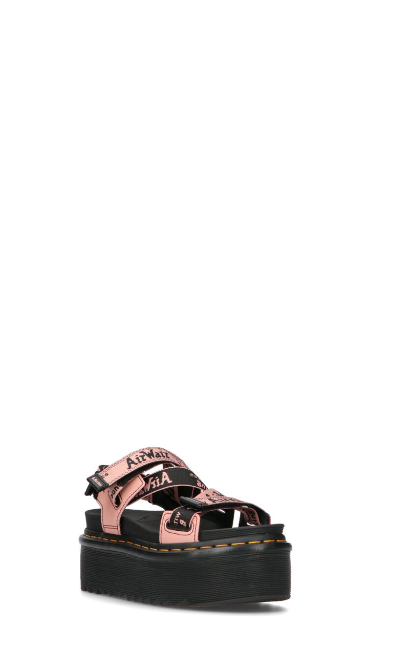 DR. MARTENS Sandalo donna rosa in pelle