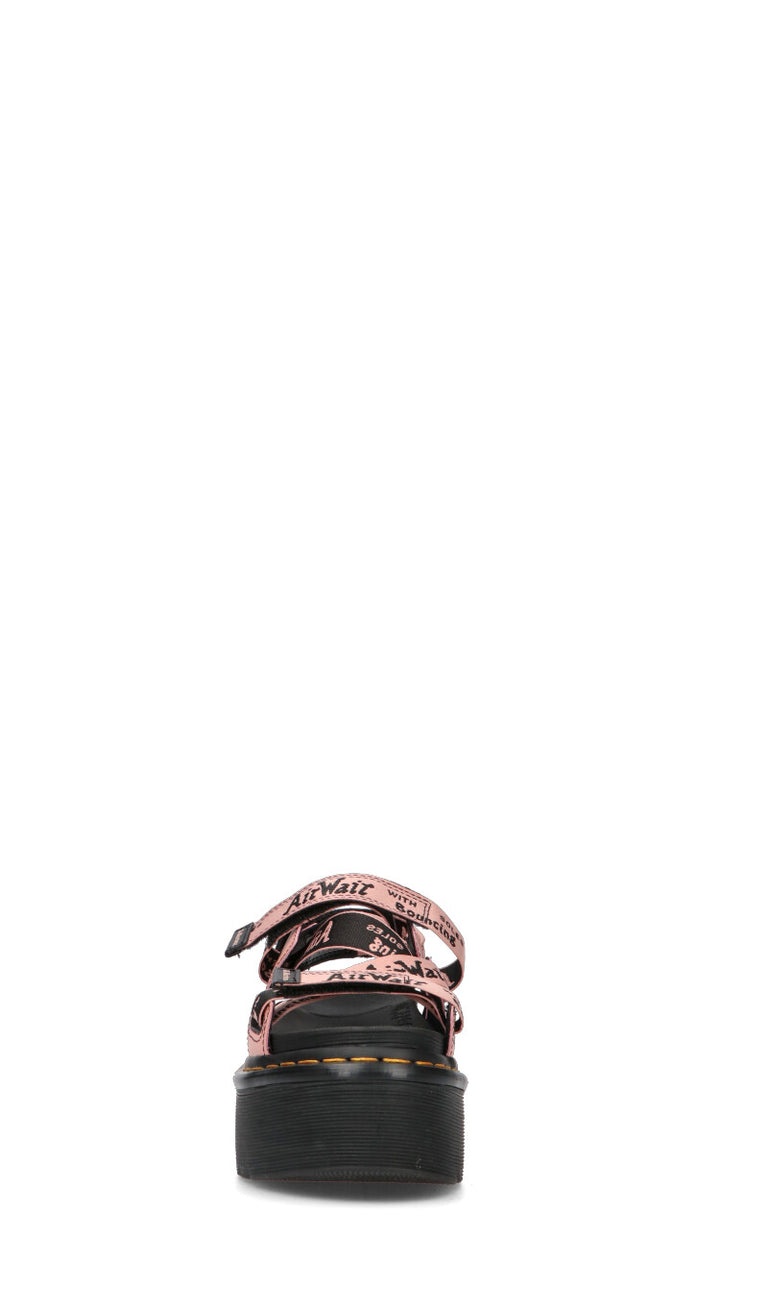 DR. MARTENS Sandalo donna rosa in pelle