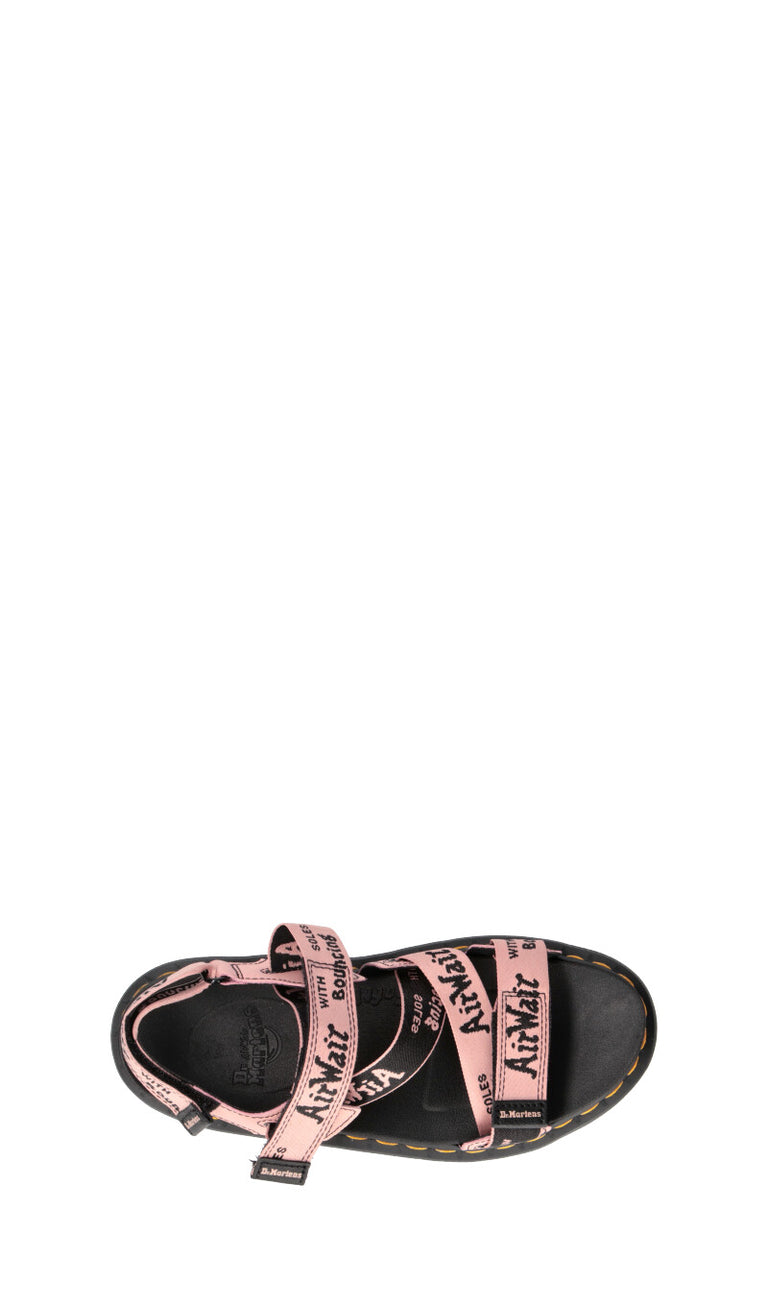 DR. MARTENS Sandalo donna rosa in pelle
