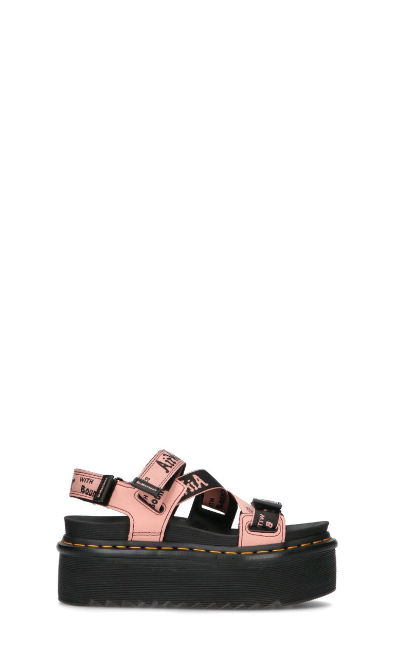DR. MARTENS Sandalo donna rosa in pelle
