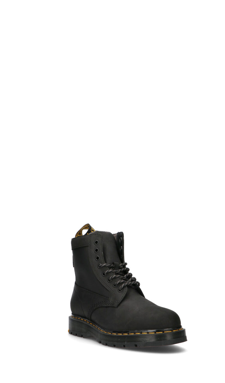 DR. MARTENS Anfibio uomo nero in pelle