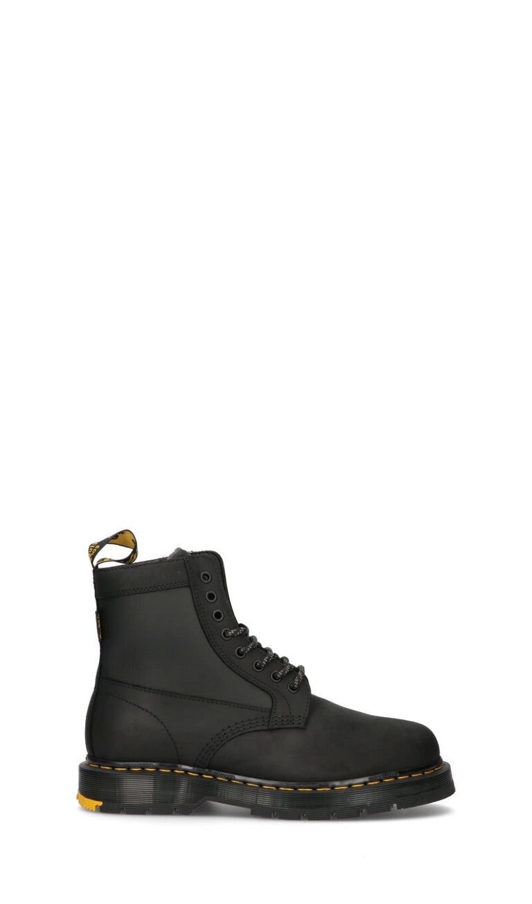 DR. MARTENS Anfibio uomo nero in pelle