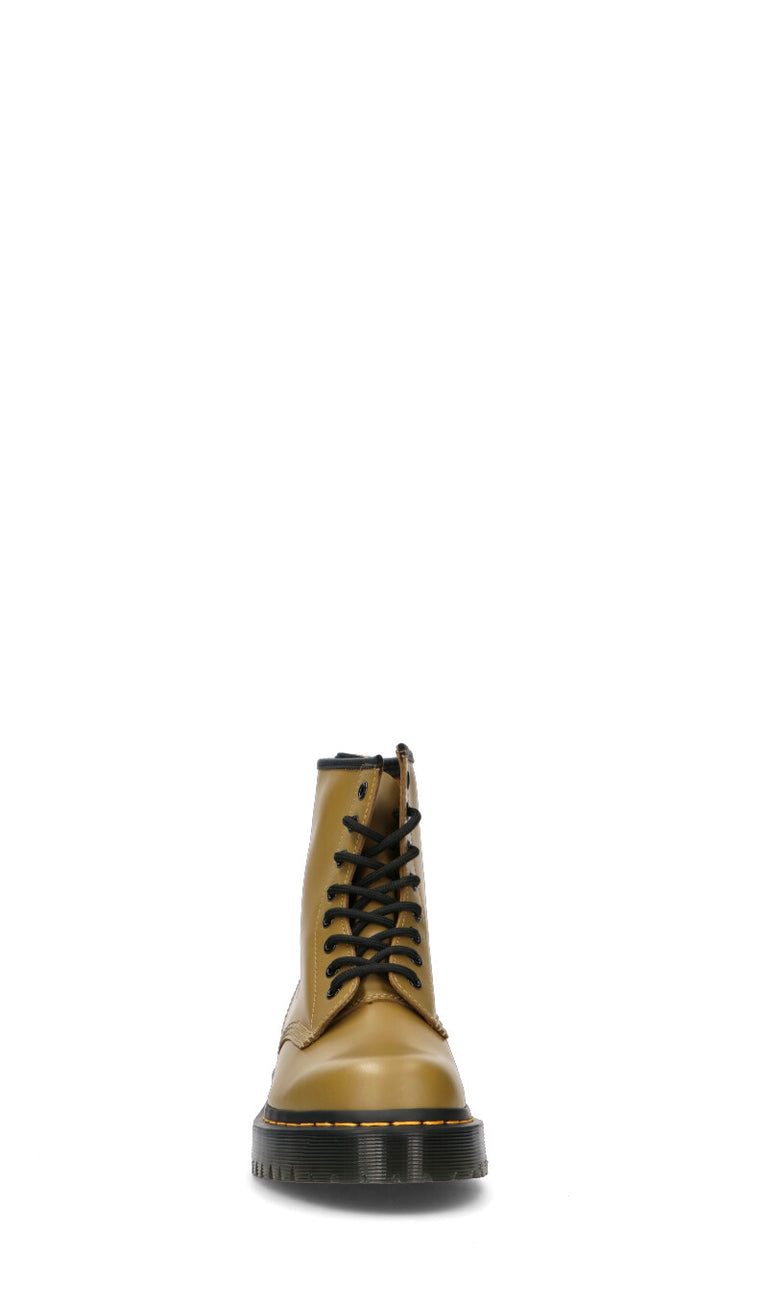 DR. MARTENS Anfibio donna verde oliva in pelle