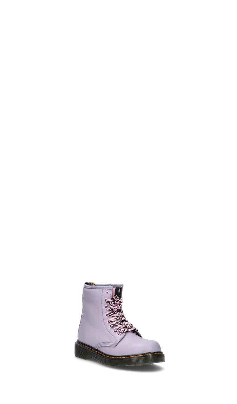 DR. MARTENS Anfibio bimba lilla in pelle