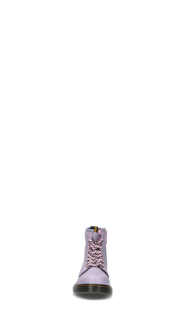 DR. MARTENS Anfibio bimba lilla in pelle