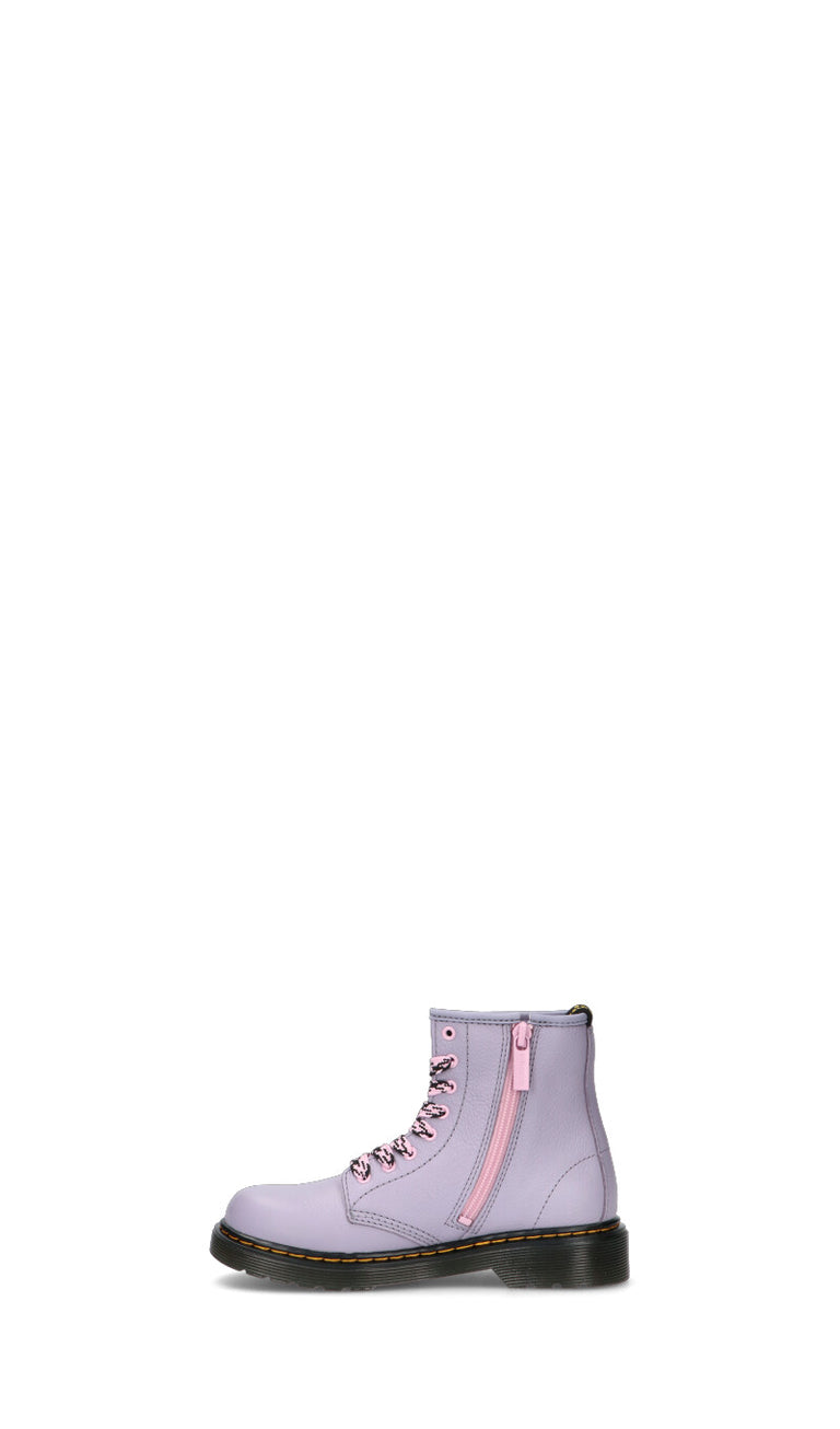 DR. MARTENS Anfibio bimba lilla in pelle