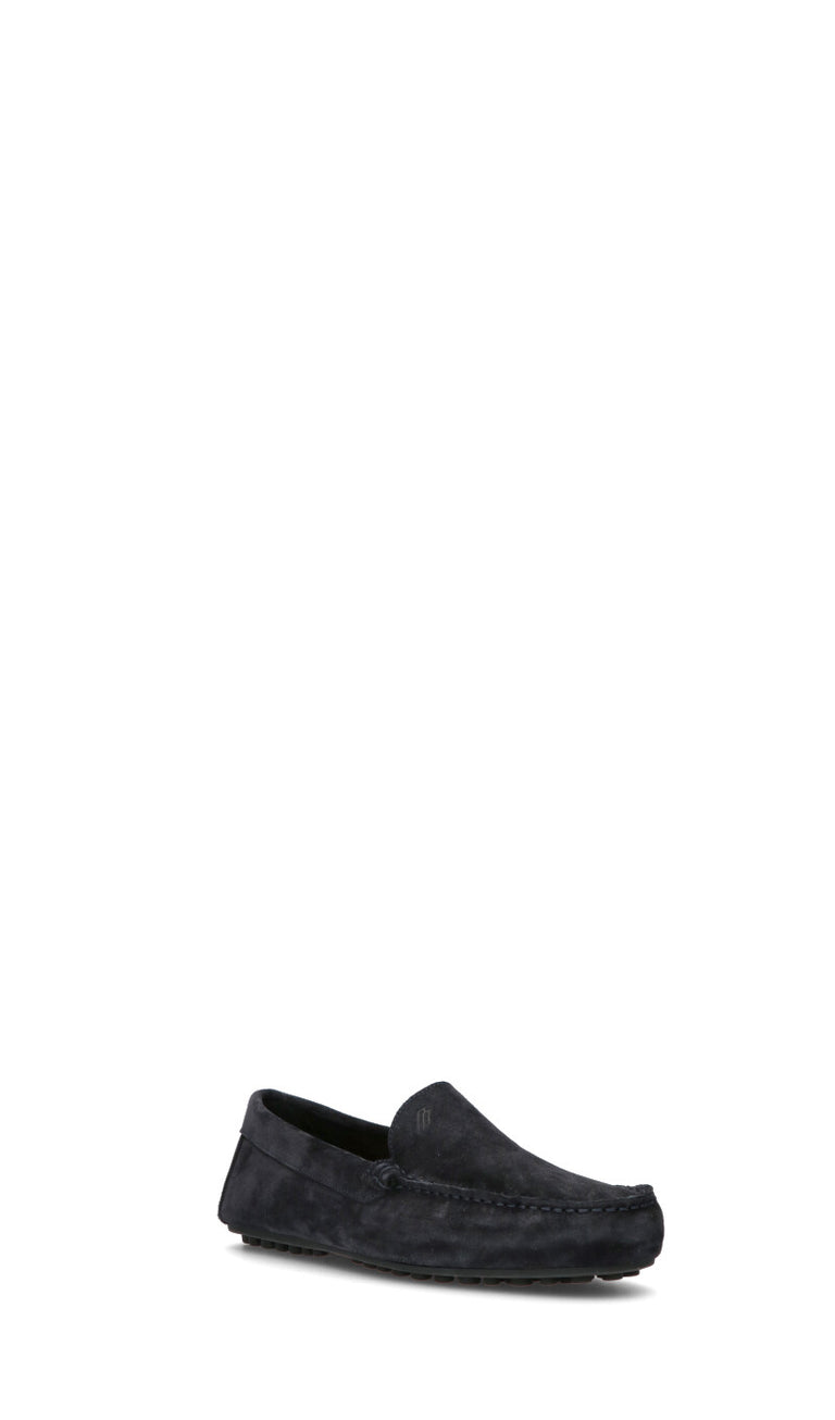 FRAU Mocassino uomo blu in suede