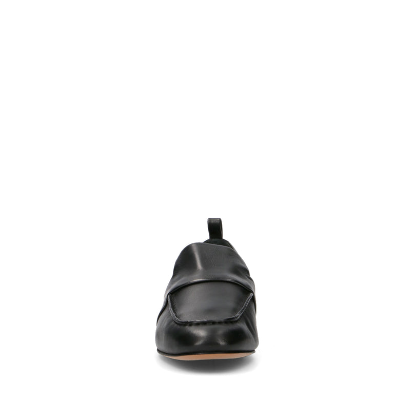 JVAM Mocassino donna nero in pelle
