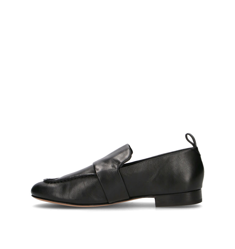 JVAM Mocassino donna nero in pelle