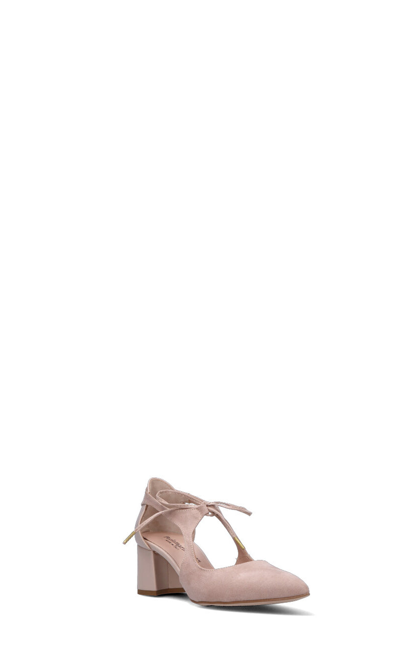 PERLAMARINA Decollete donna rosa in suede