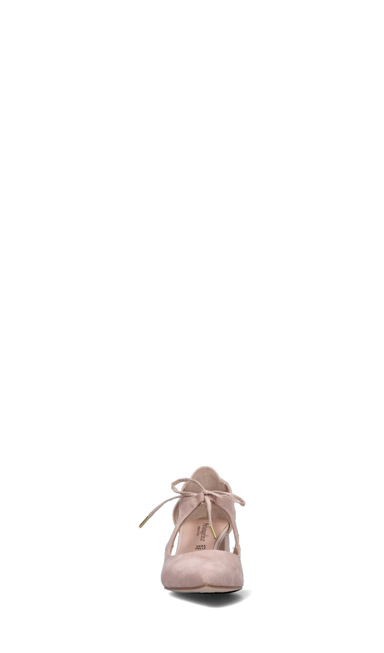 PERLAMARINA Decollete donna rosa in suede