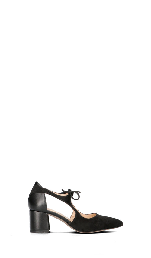 PERLAMARINA Scarpa donna in suede nera