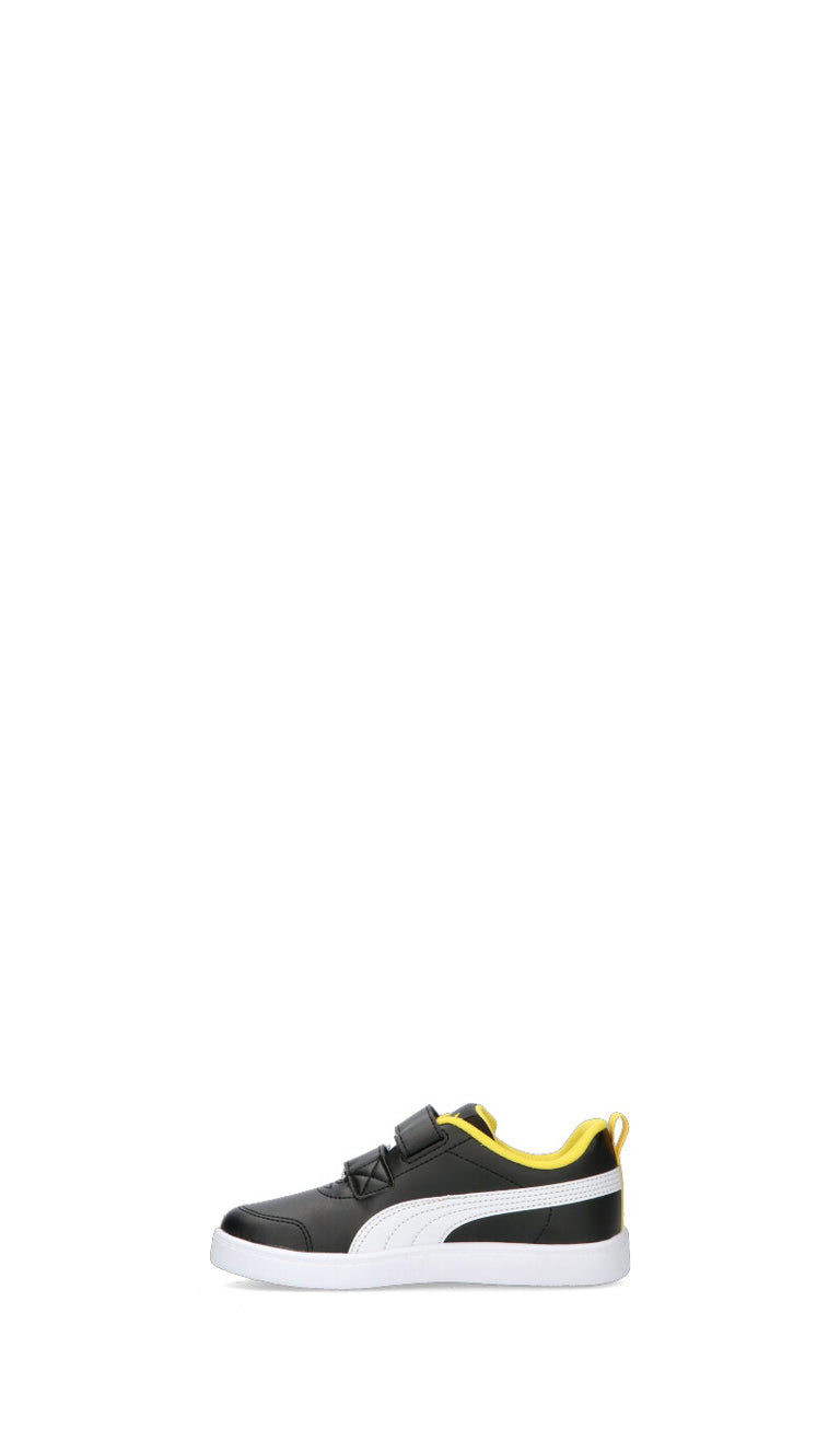 PUMA Courtflex v2 V PS Sneaker bimbo nera/gialla
