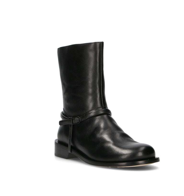 JVAM Tronchetto donna nero in pelle