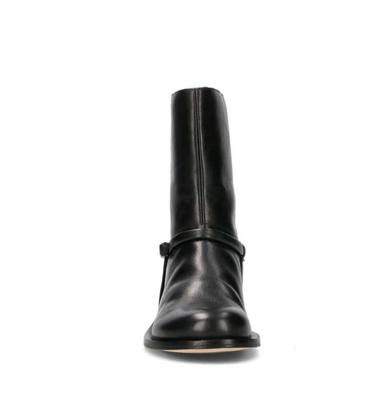 JVAM Tronchetto donna nero in pelle