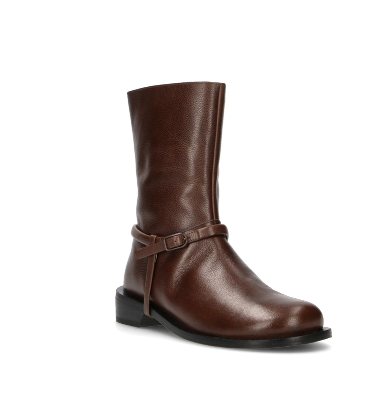 JVAM Tronchetto donna marrone in pelle