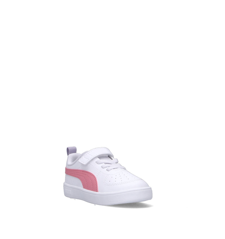 PUMA RICKIE AC + Inf Sneaker bimba bianca/rosa