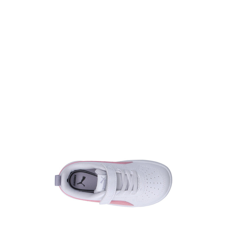 PUMA RICKIE AC + Inf Sneaker bimba bianca/rosa