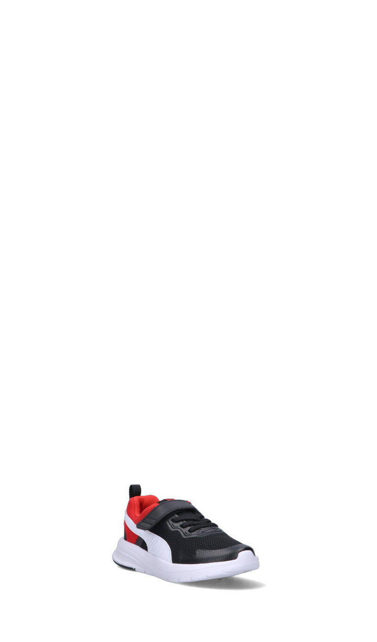 PUMA - EVOLVE RUN MESH AC + PS Sneaker bimbo nera/bianca/rossa