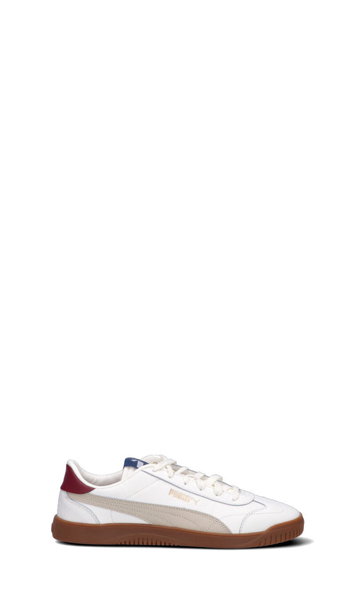 PUMA CLUB 5V5 Sneaker uomo bianca/beige/rossa in pelle