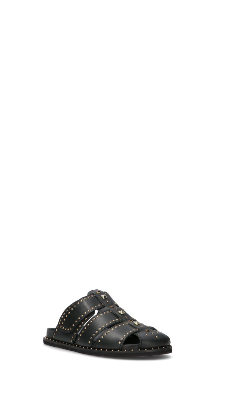 EKP Ciabatta donna nera in pelle