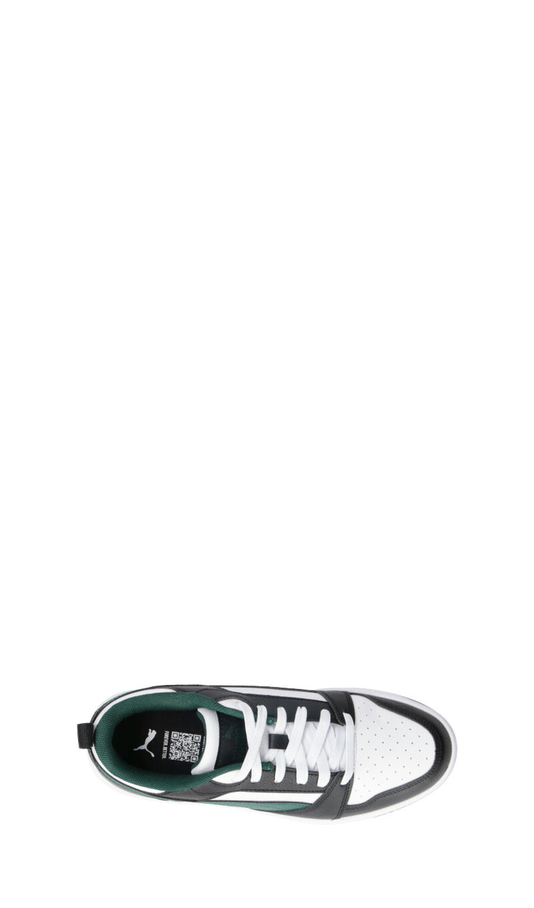 PUMA - REBOUND V6 LOW Sneaker ragazzo bianca/verde/nera