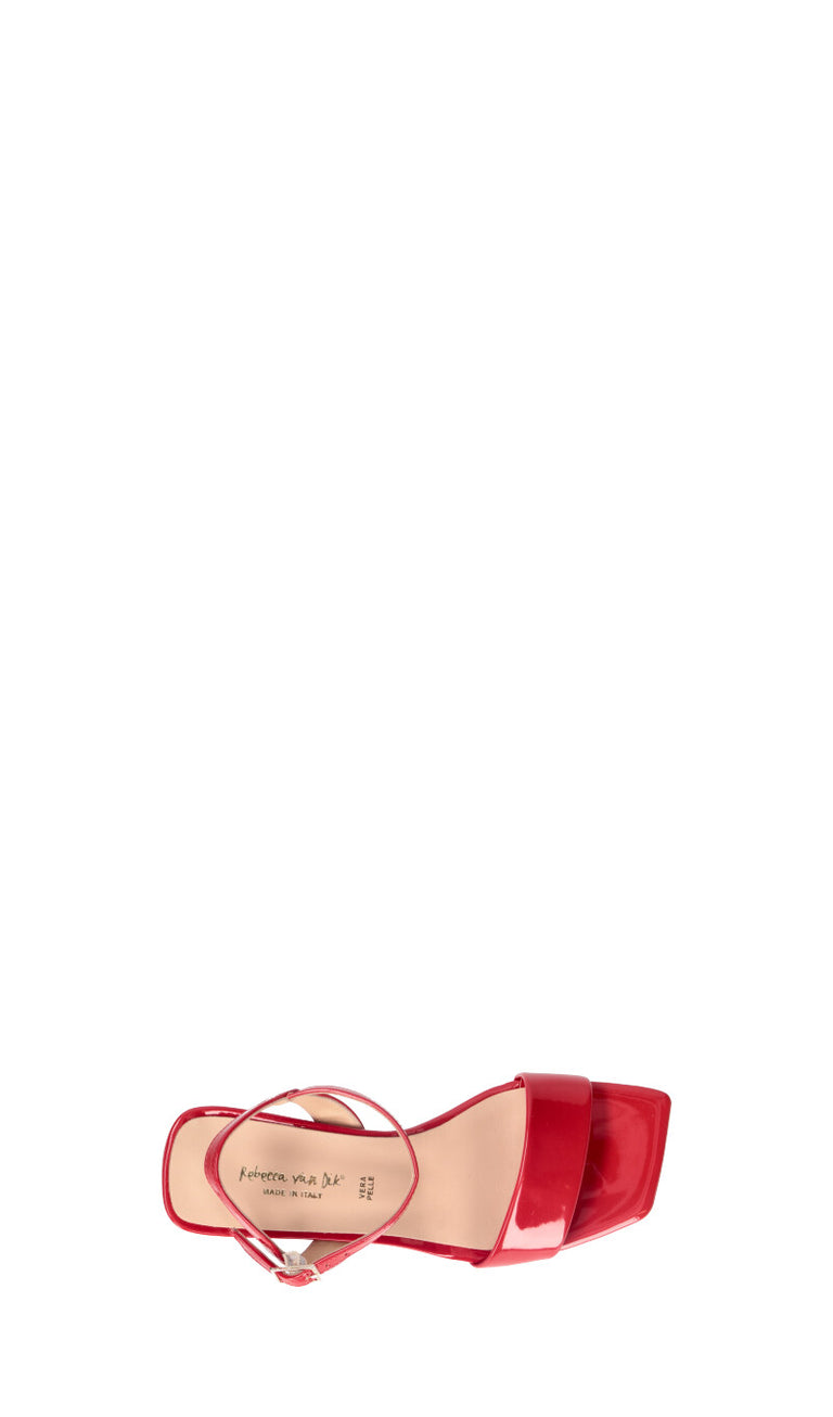 REBECCA VAN DIK Sandalo donna rosso