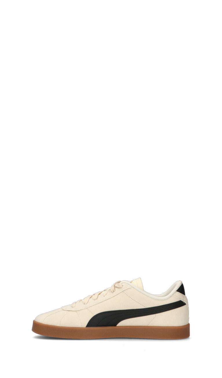 PUMA - CLUB II Sneaker uomo bianca/nera in suede