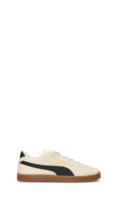 PUMA - CLUB II Sneaker uomo bianca/nera in suede