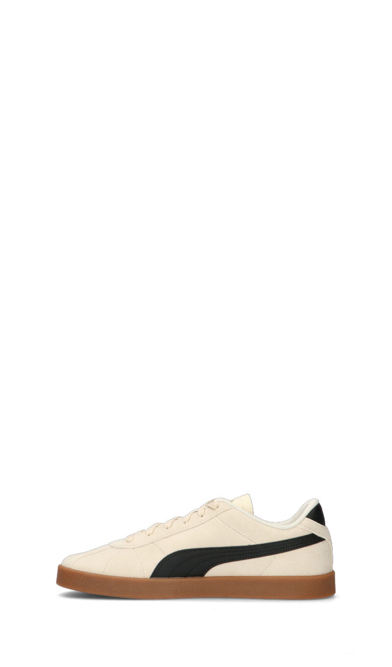 PUMA - CLUB II Sneaker uomo bianca/nera in suede