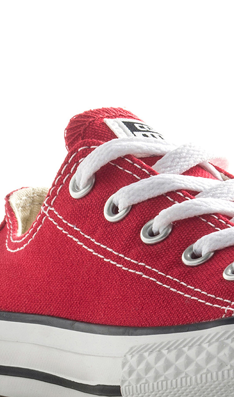 CONVERSE - CHUCK TAYLOR LOW Sneaker bambino rossa
