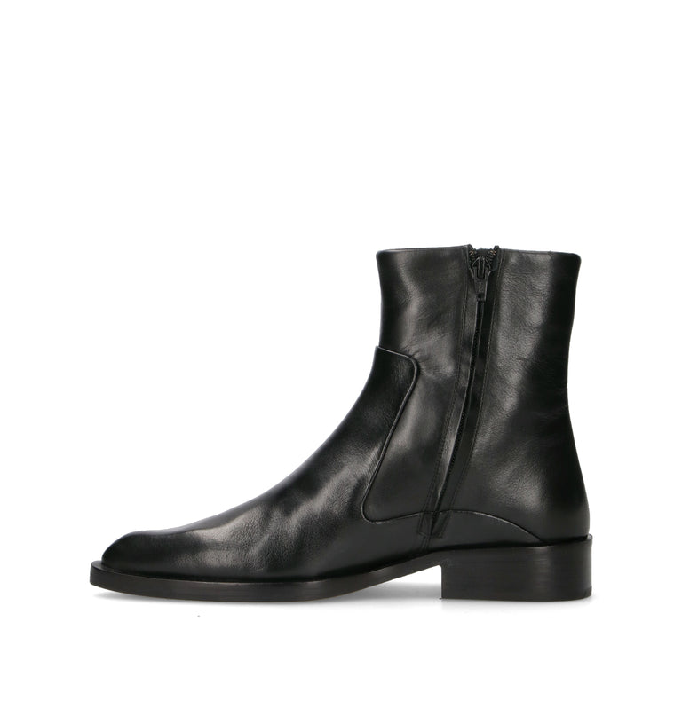 JVAM Tronchetto donna nero in pelle