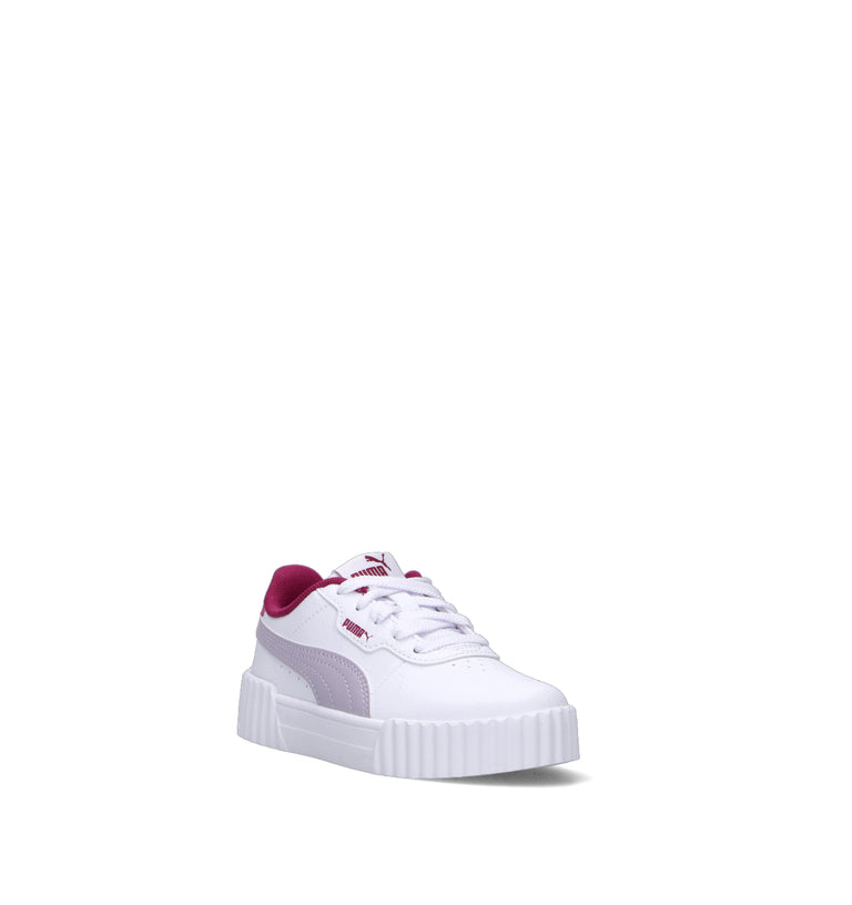 PUMA CARINA 3.0 PS Sneaker bimba bianca/lilla