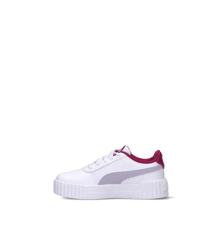 PUMA CARINA 3.0 PS Sneaker bimba bianca/lilla