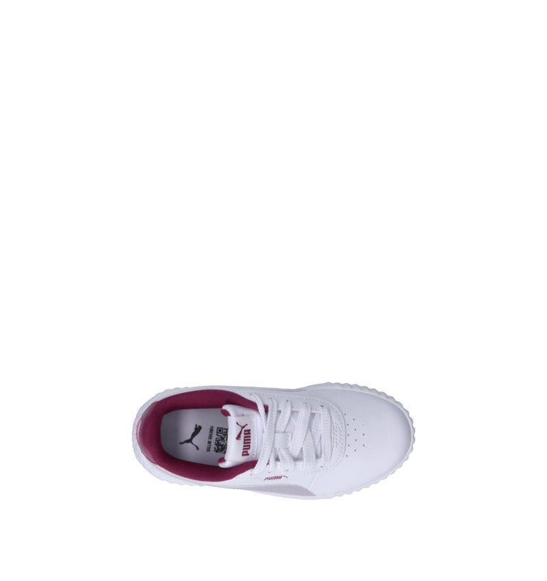PUMA CARINA 3.0 PS Sneaker bimba bianca/lilla