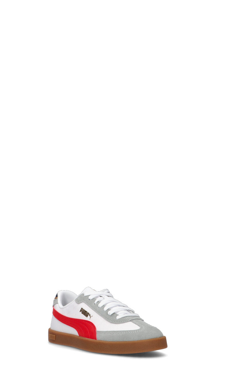 PUMA CLUB II ERA CV JR Sneaker ragazzo bianca/rossa