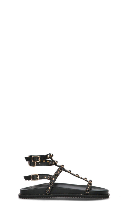 GRAFIA Sandalo donna nero in pelle