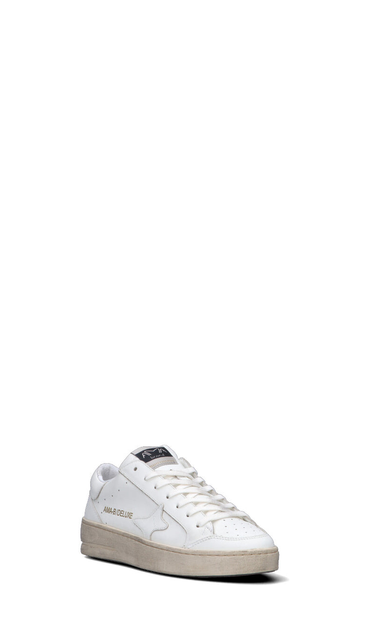 AMA-BRAND Sneaker donna bianca in pelle