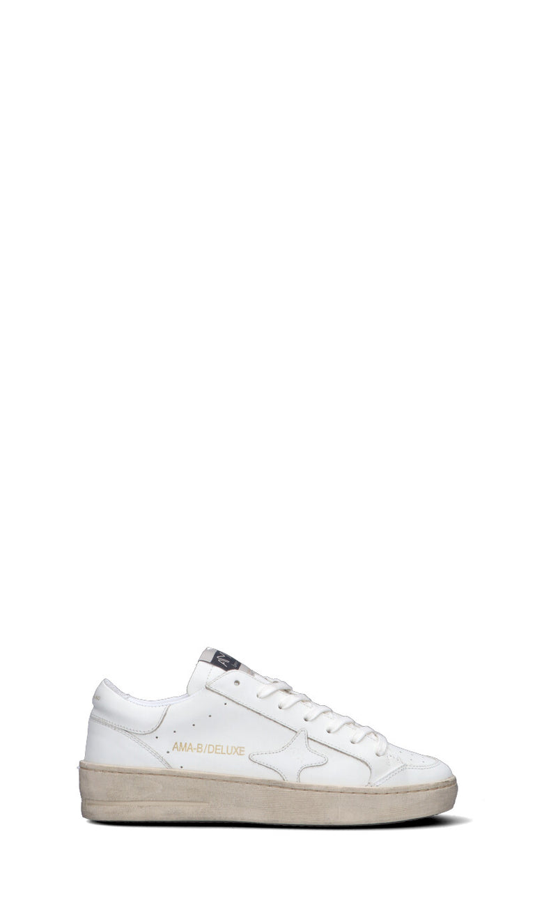 AMA-BRAND Sneaker donna bianca in pelle