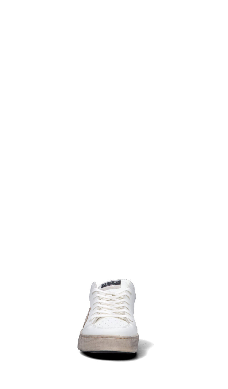 AMA-BRAND Sneaker uomo bianca/beige in pelle