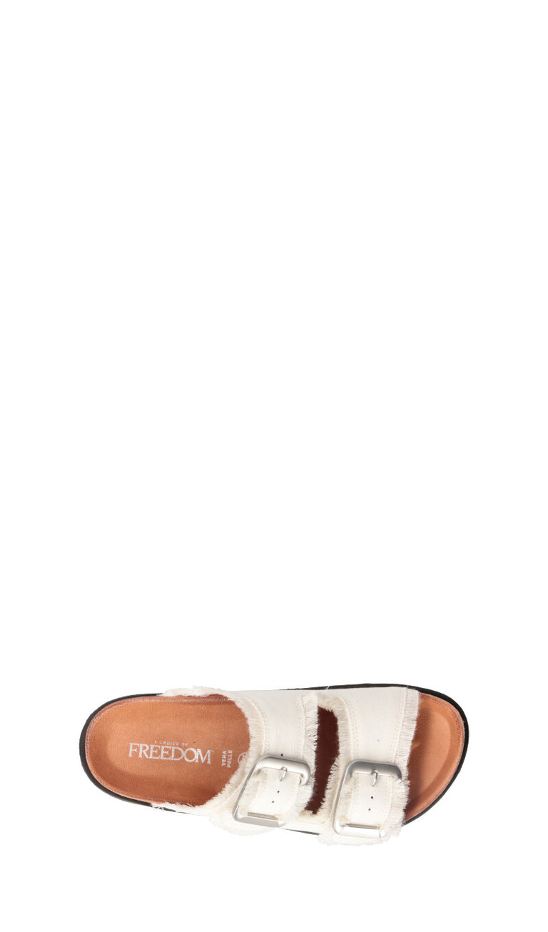 FREEDOM Ciabatta donna bianca