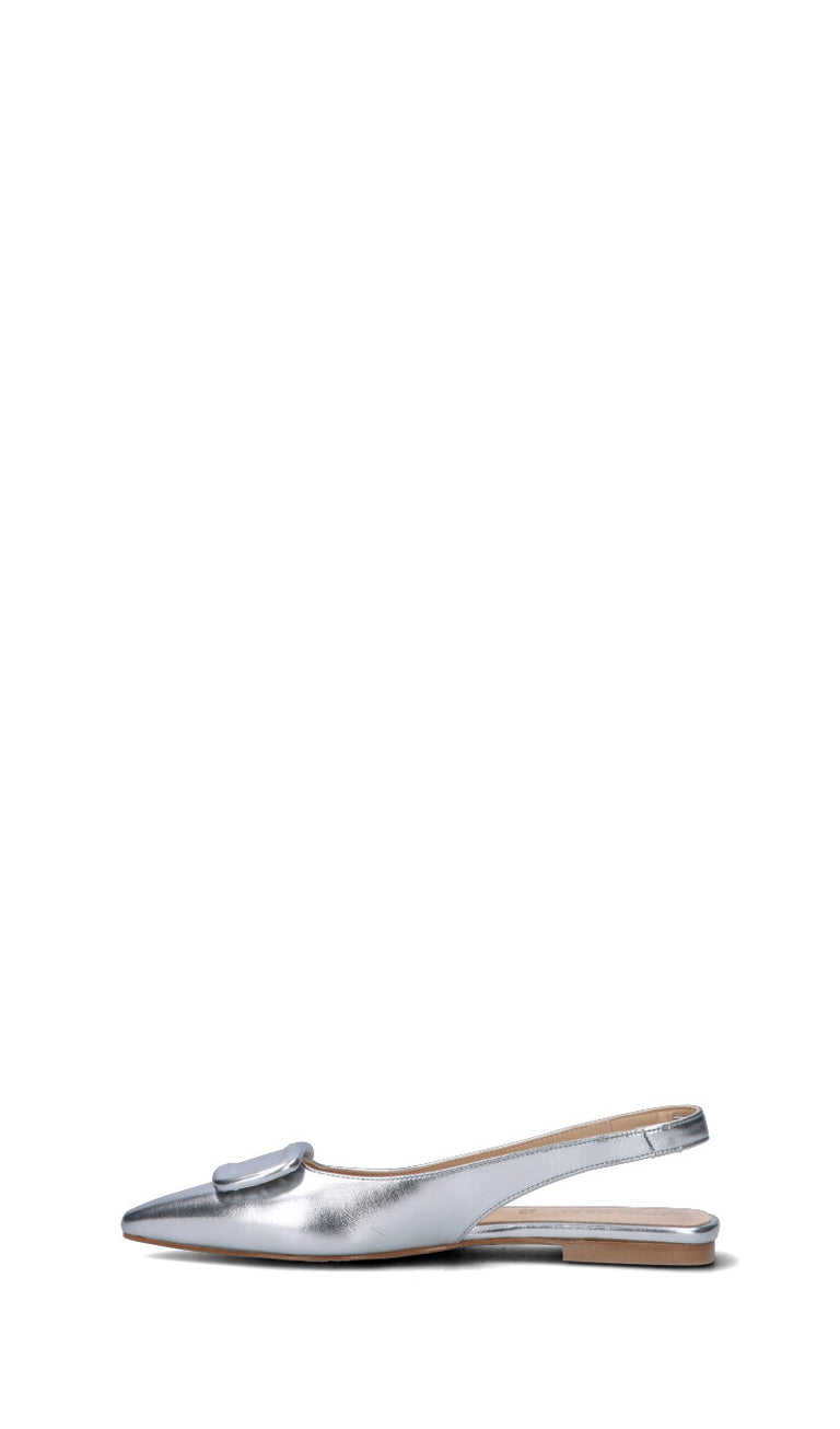 REBECCA VAN DIK Slingback donna argento