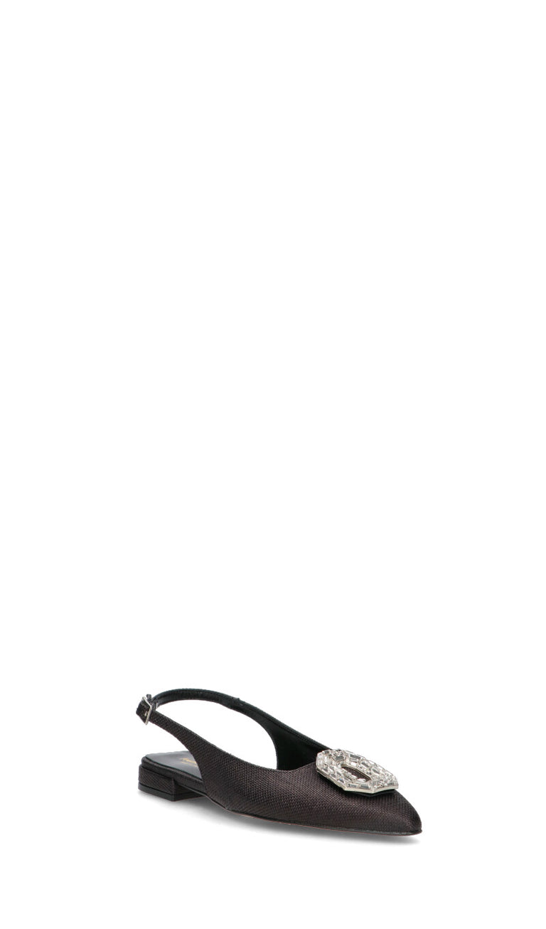 REBECCA VAN DIK Slingback donna nera